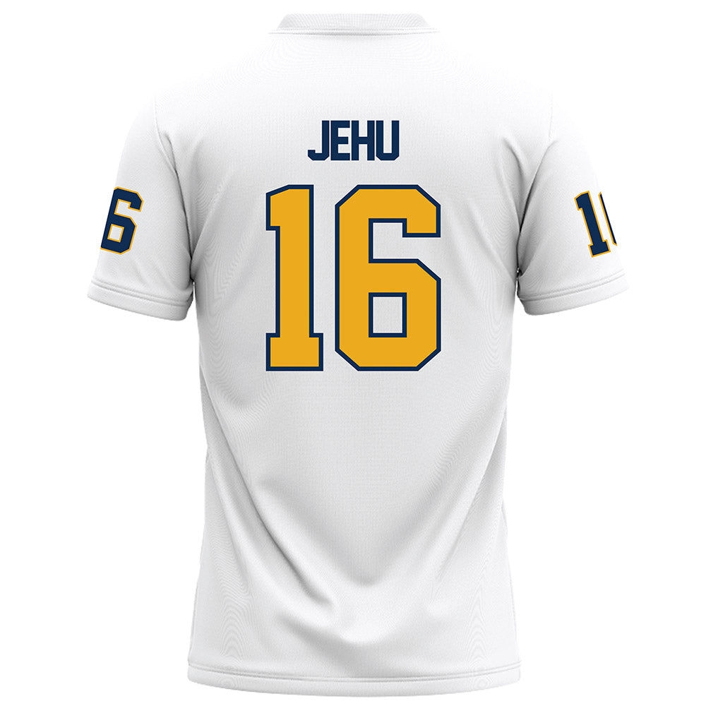 UTC - NCAA Football : Heath Jehu - White Football Jersey-1