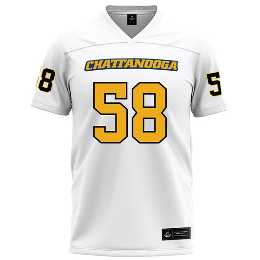 UTC - NCAA Football : Christian Vaa - White Football Jersey-0