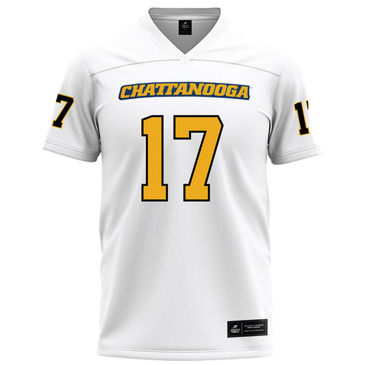 UTC - NCAA Football : Luke Schomburg - White Football Jersey