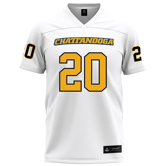 UTC - NCAA Football : Solomon Locke - White Football Jersey-0