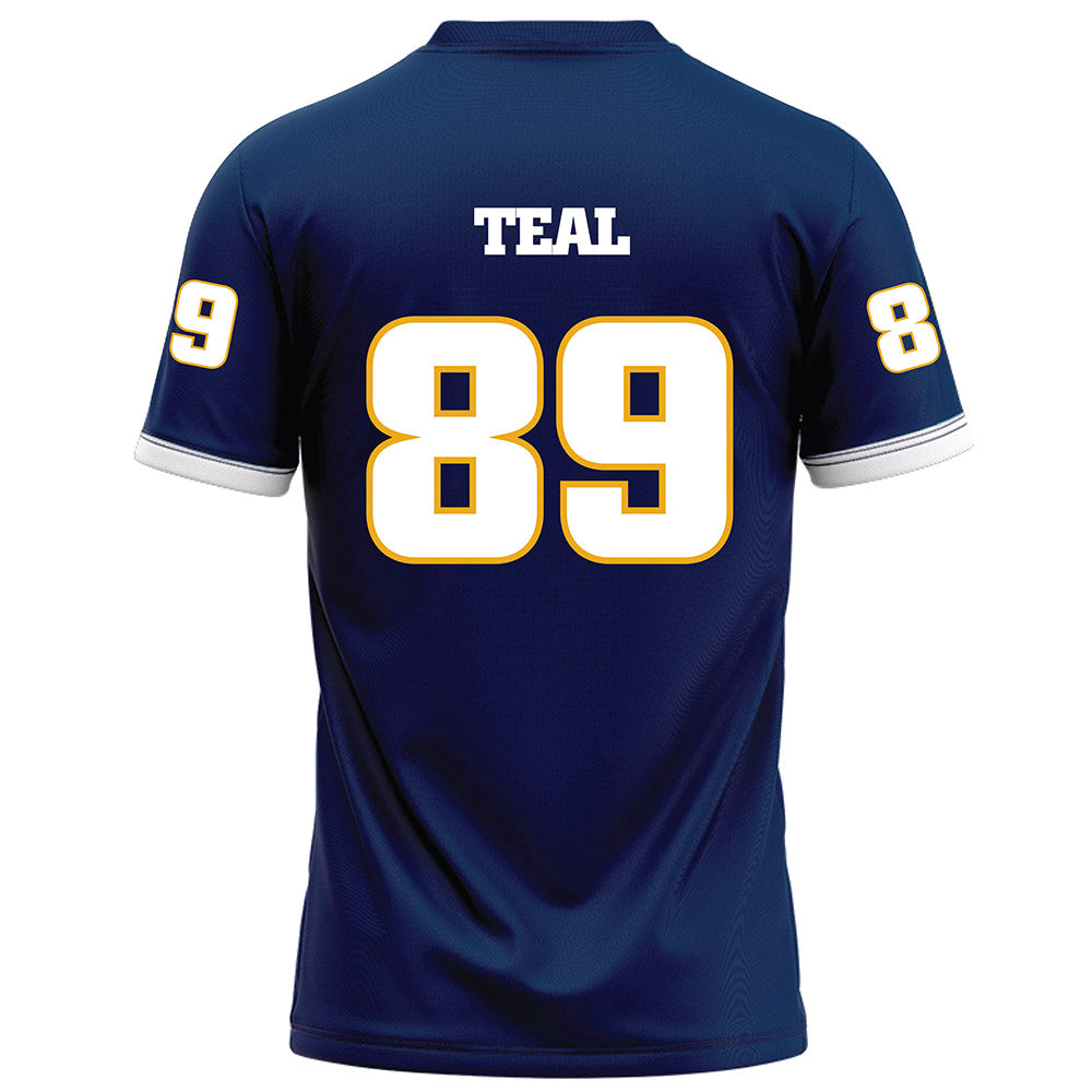 UTC - NCAA Football : Hunter Teal - Navy Football Jersey-1