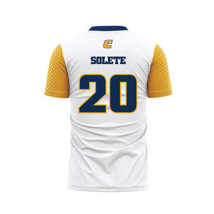 UTC - NCAA Women's Soccer : Nicole Solete - White Soccer Jersey