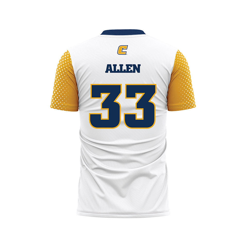UTC - NCAA Women's Soccer : Mac Allen - White Soccer Jersey-1