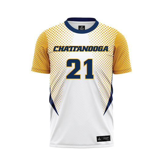 UTC - NCAA Women's Soccer : Ayden Wood - White Soccer Jersey-0