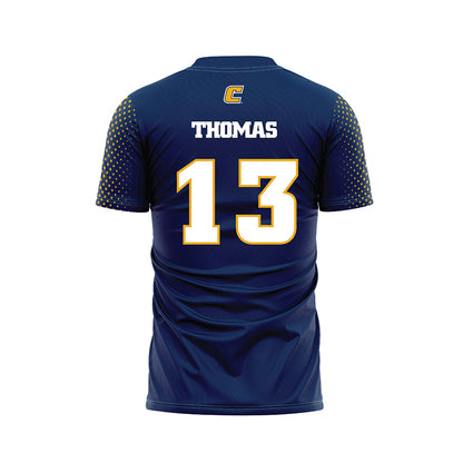 UTC - NCAA Women's Soccer : Paige Thomas - Navy Soccer Jersey-1