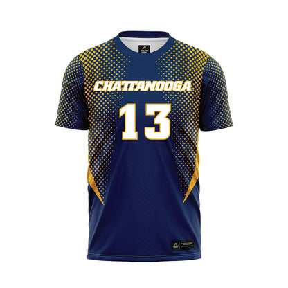 UTC - NCAA Women's Soccer : Paige Thomas - Navy Soccer Jersey-0