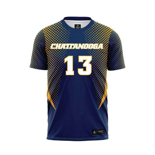 UTC - NCAA Women's Soccer : Paige Thomas - Navy Soccer Jersey-0