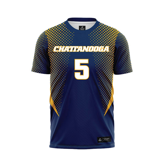 UTC - NCAA Women's Soccer : Elle Wakefield - Navy Soccer Jersey-0