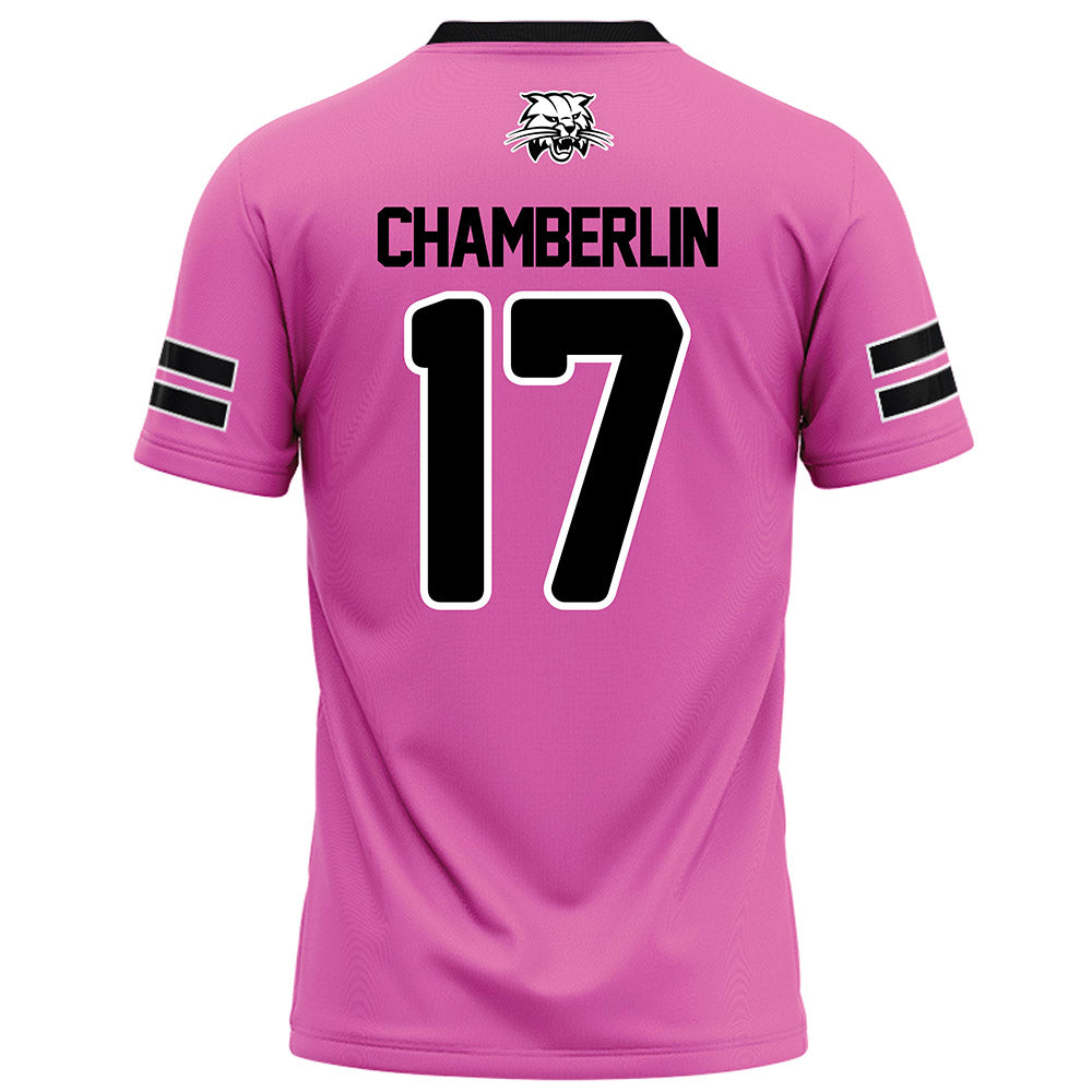 Ohio - NCAA Football : Caleb Chamberlin - Pink Football Jersey-1
