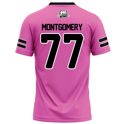 Ohio - NCAA Football : Mike Montgomery - Pink Football Jersey-1