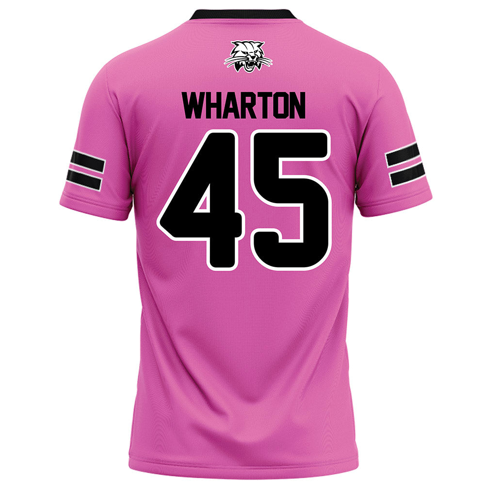 Ohio - NCAA Football : Brady Wharton - Pink Football Jersey-1