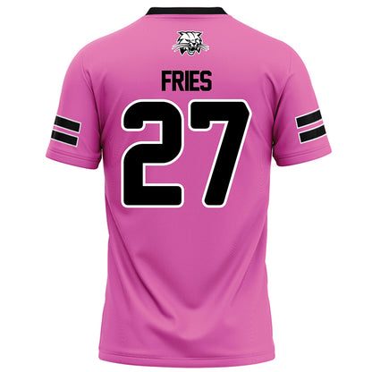 Ohio - NCAA Football : Jack Fries - Pink Football Jersey-1