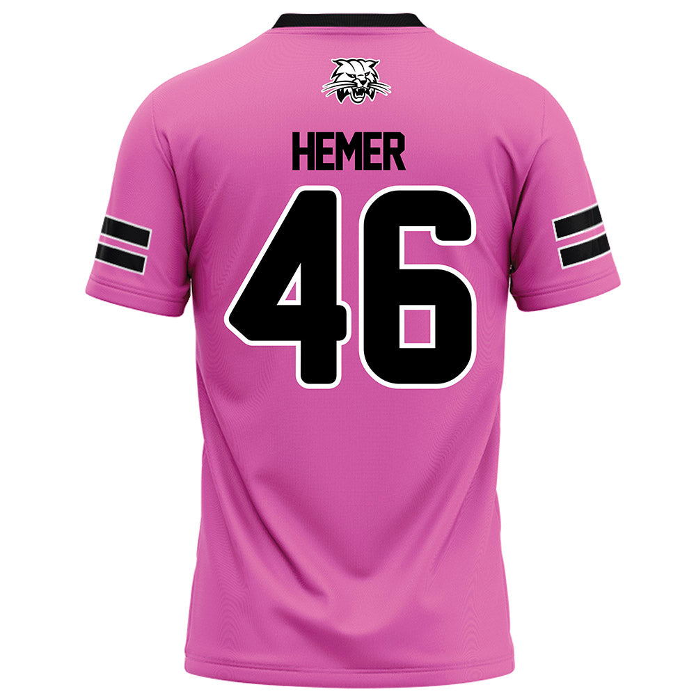 Ohio - NCAA Football : Nick Hemer - Pink Football Jersey-1