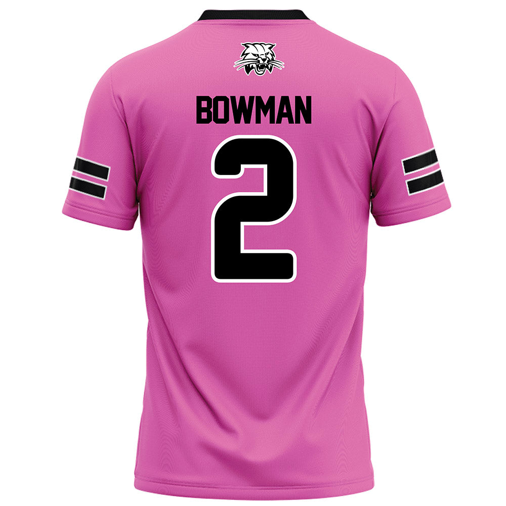 Ohio - NCAA Football : Preston Bowman - Pink Football Jersey-1