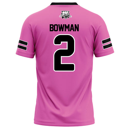 Ohio - NCAA Football : Preston Bowman - Pink Football Jersey-1