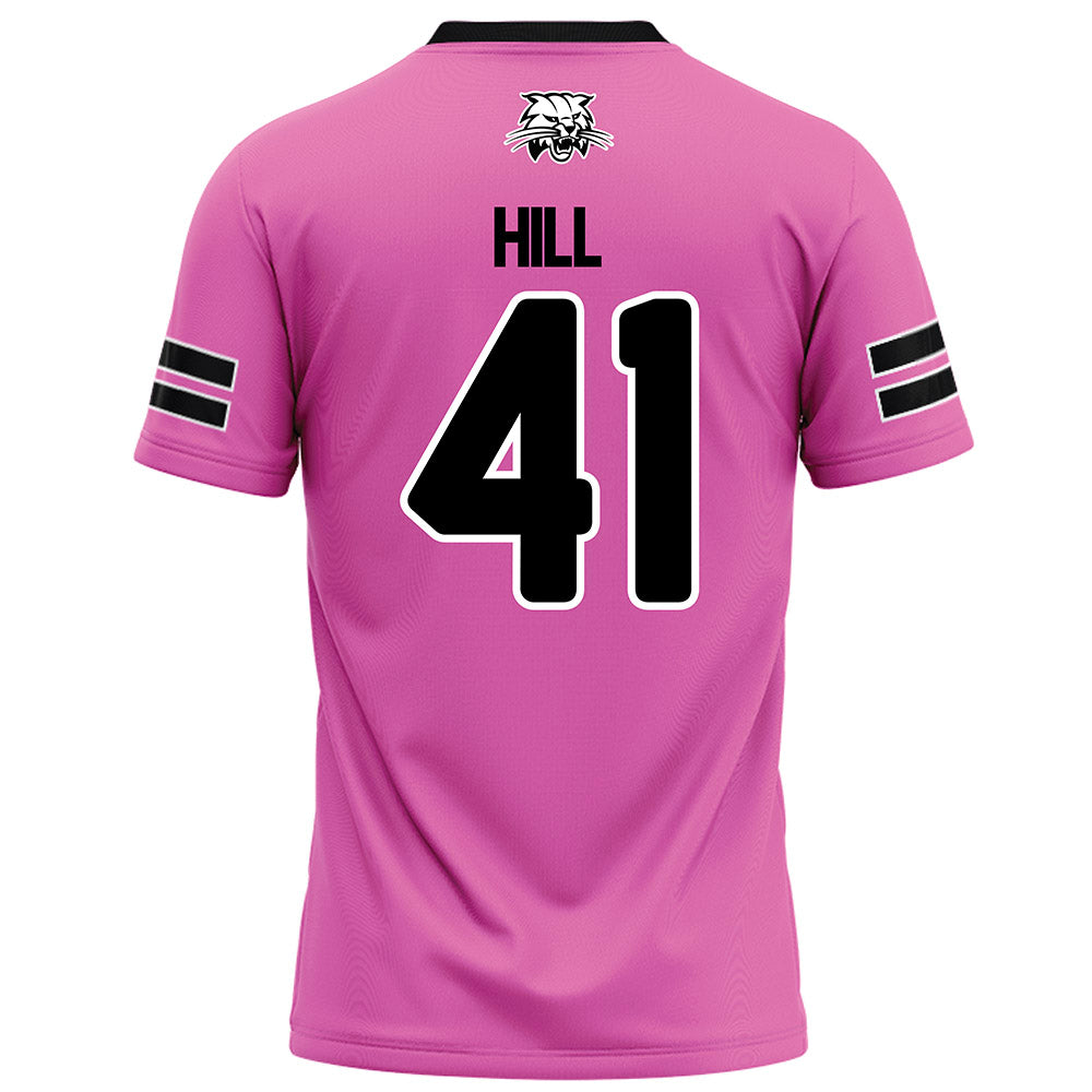 Ohio - NCAA Football : Creed Hill - Pink Football Jersey-1