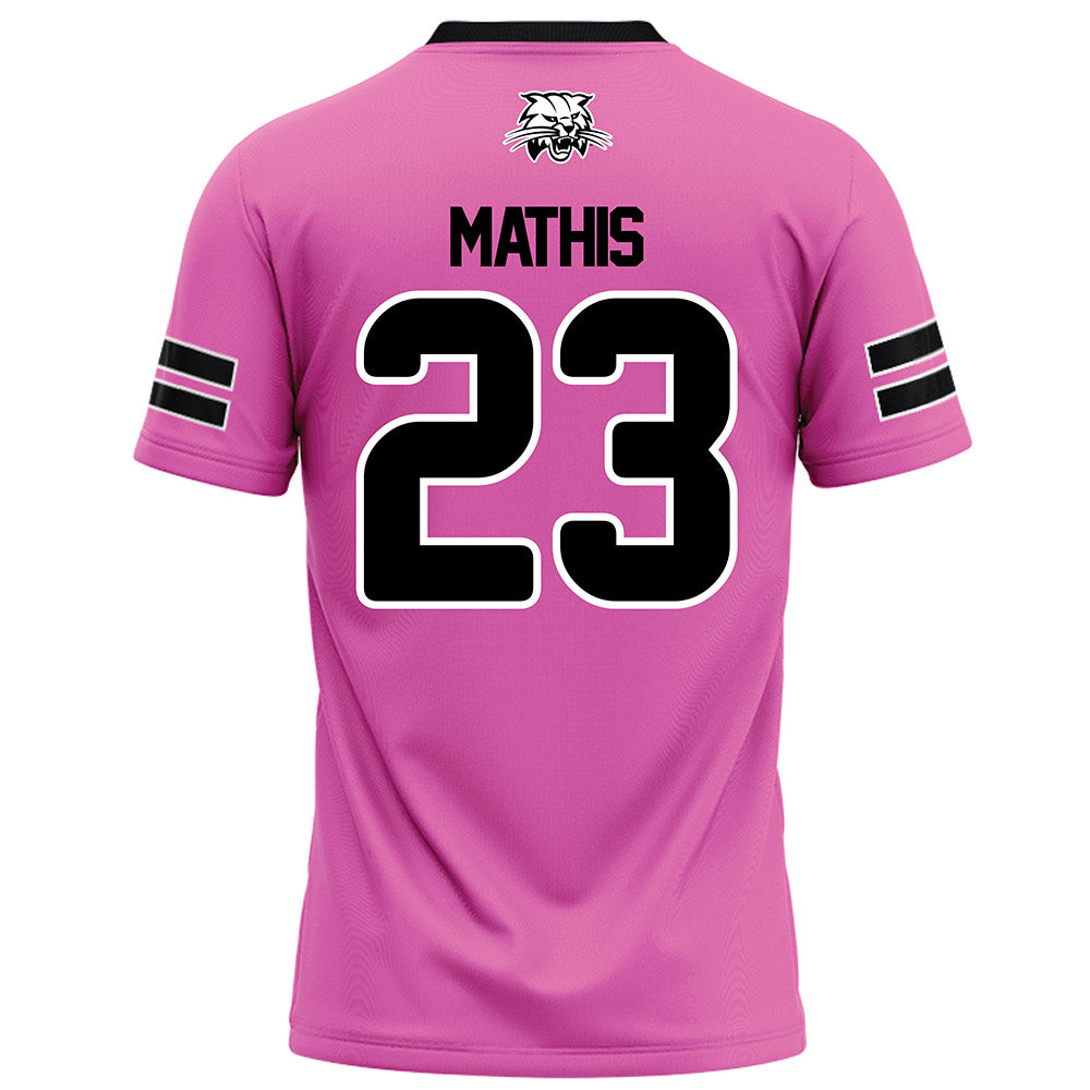 Ohio - NCAA Football : Tony Mathis - Pink Football Jersey-1