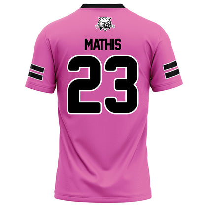 Ohio - NCAA Football : Tony Mathis - Pink Football Jersey-1