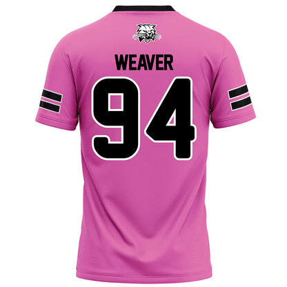Ohio - NCAA Football : Bj Weaver - Pink Football Jersey-1