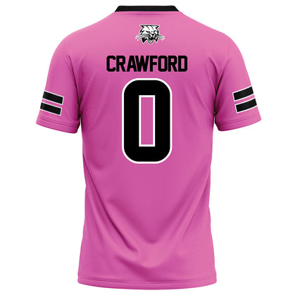 Ohio - NCAA Football : Delaney Crawford - Pink Football Jersey-1