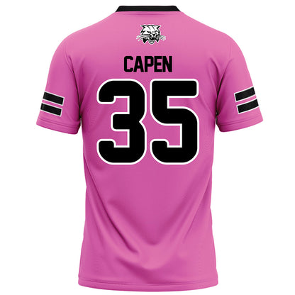 Ohio - NCAA Football : Michael Capen - Pink Football Jersey-1