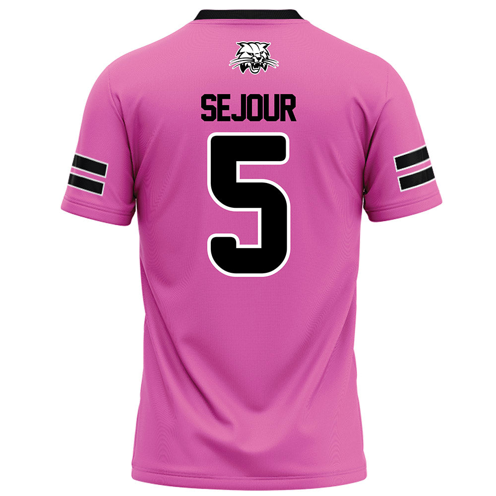 Ohio - NCAA Football : Kelly Sejour - Pink Football Jersey-1