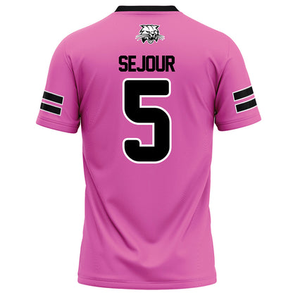 Ohio - NCAA Football : Kelly Sejour - Pink Football Jersey-1