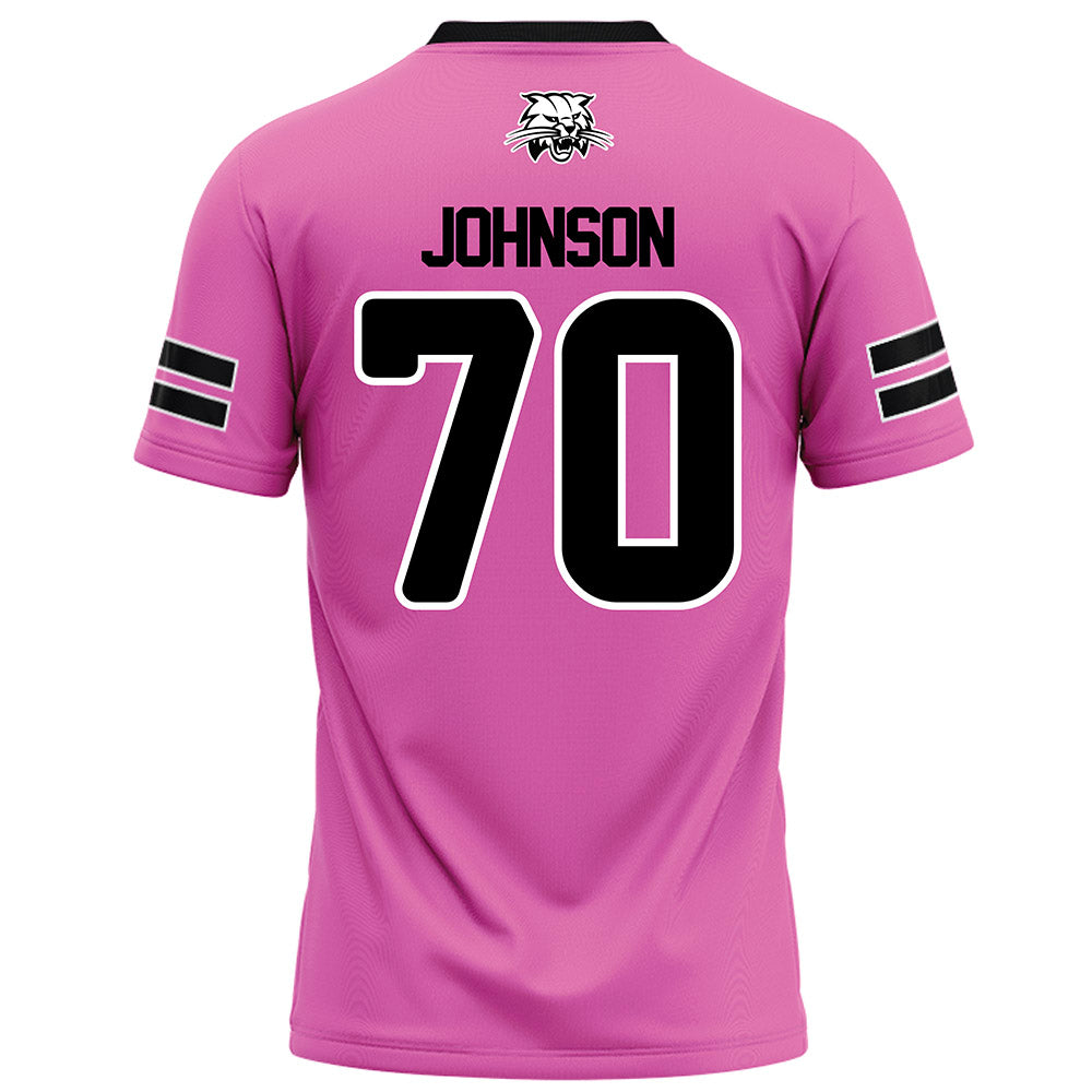 Ohio - NCAA Football : Joshua Johnson - Pink Football Jersey-1
