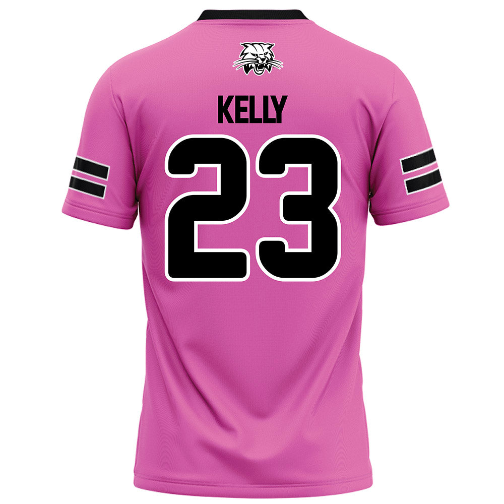 Ohio - NCAA Football : James Kelly - Pink Football Jersey-1