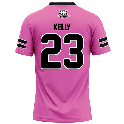 Ohio - NCAA Football : James Kelly - Pink Football Jersey-1