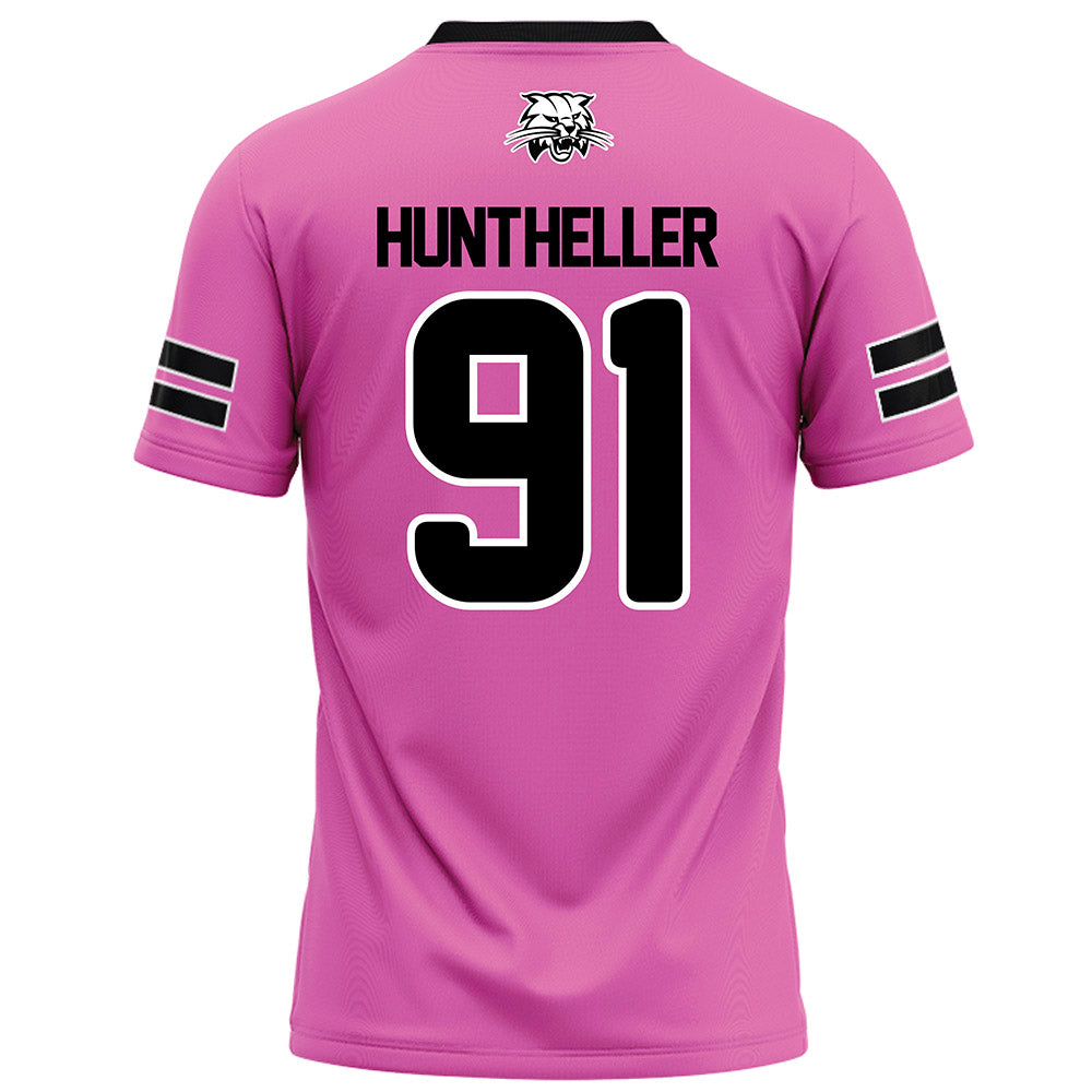 Ohio - NCAA Football : Nate Hunt-Heller - Pink Football Jersey-1