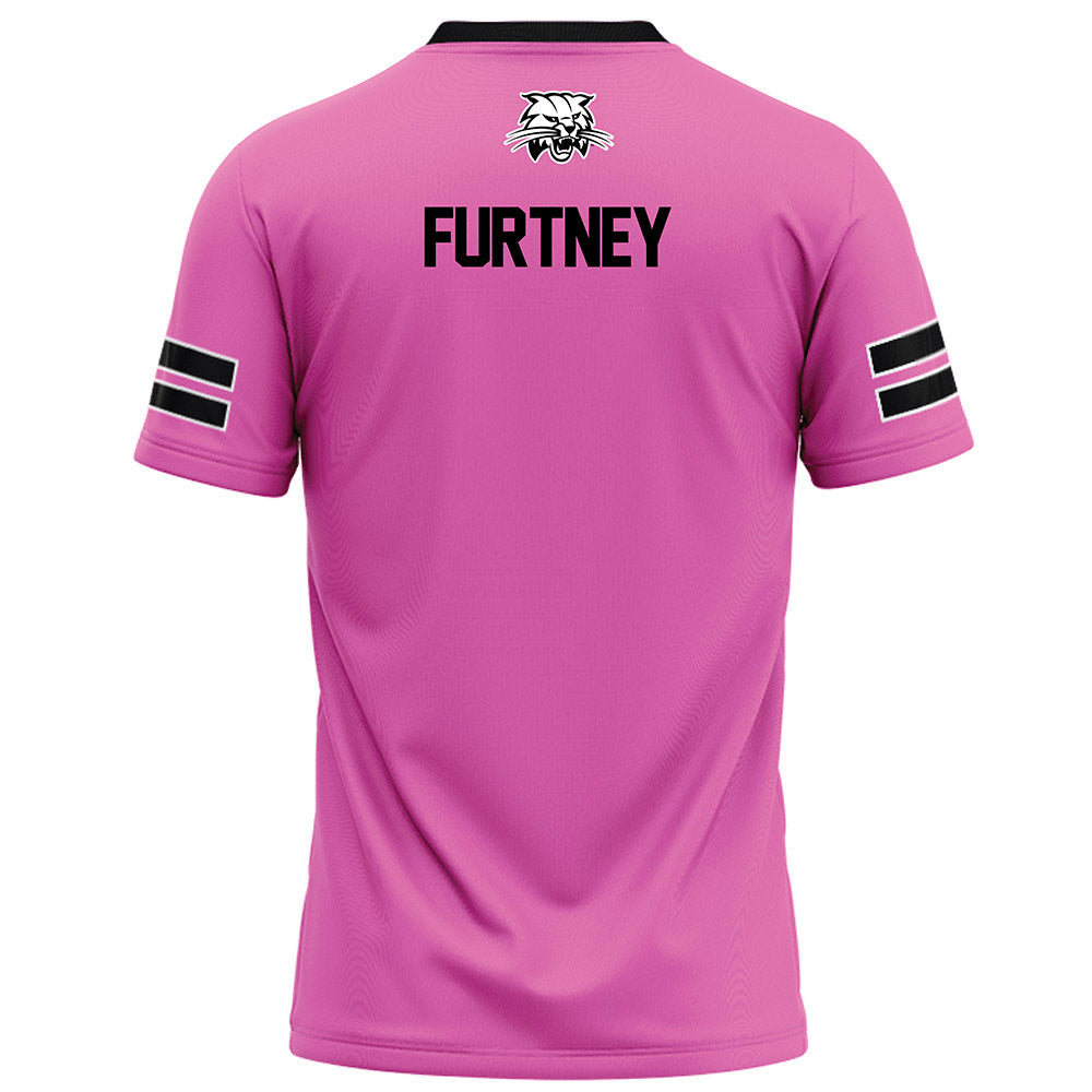 Ohio - NCAA Football : Jake Furtney - Pink Football Jersey-1