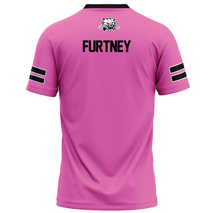 Ohio - NCAA Football : Jake Furtney - Pink Football Jersey-1