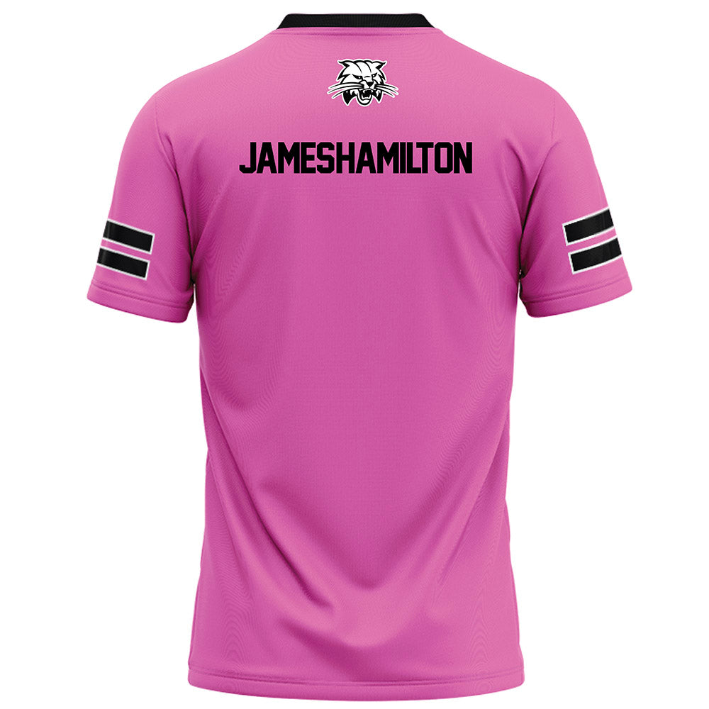 Ohio - NCAA Football : Darren James-Hamilton - Pink Football Jersey-1