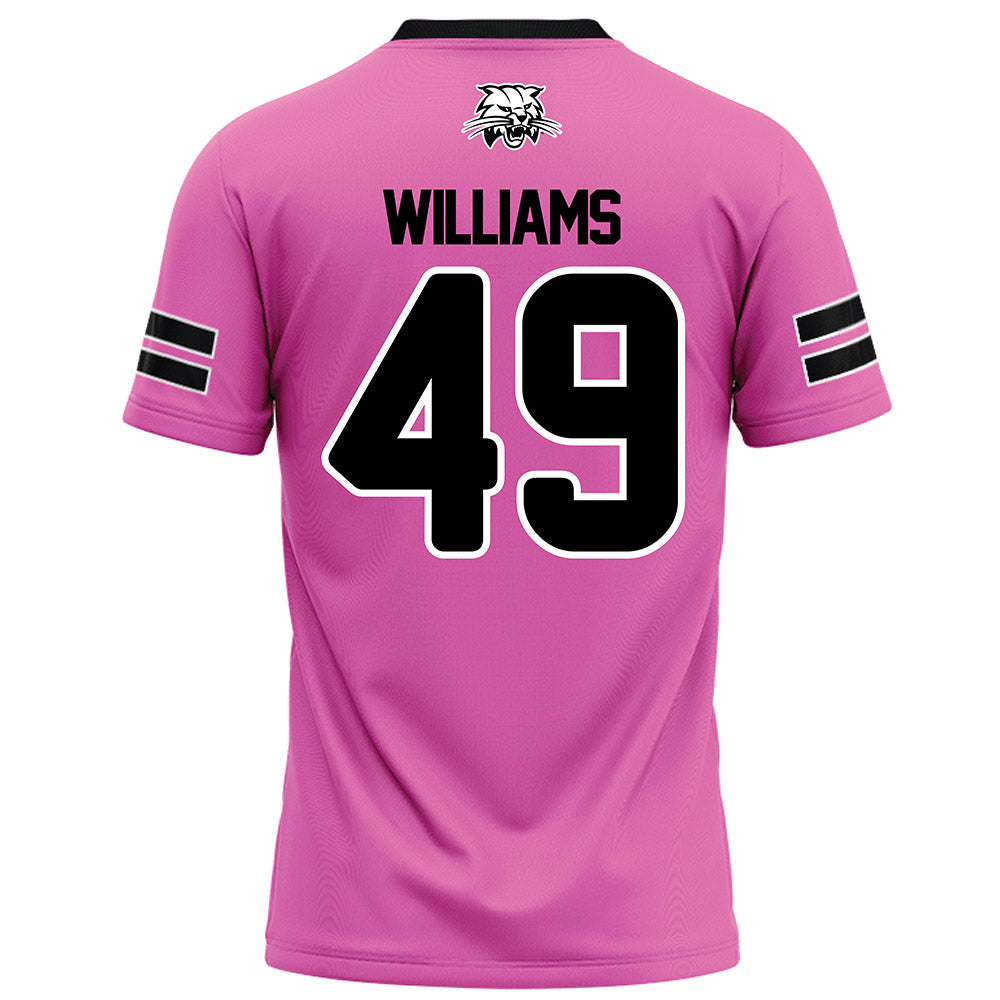 Ohio - NCAA Football : Xavier Williams - Pink Football Jersey-1