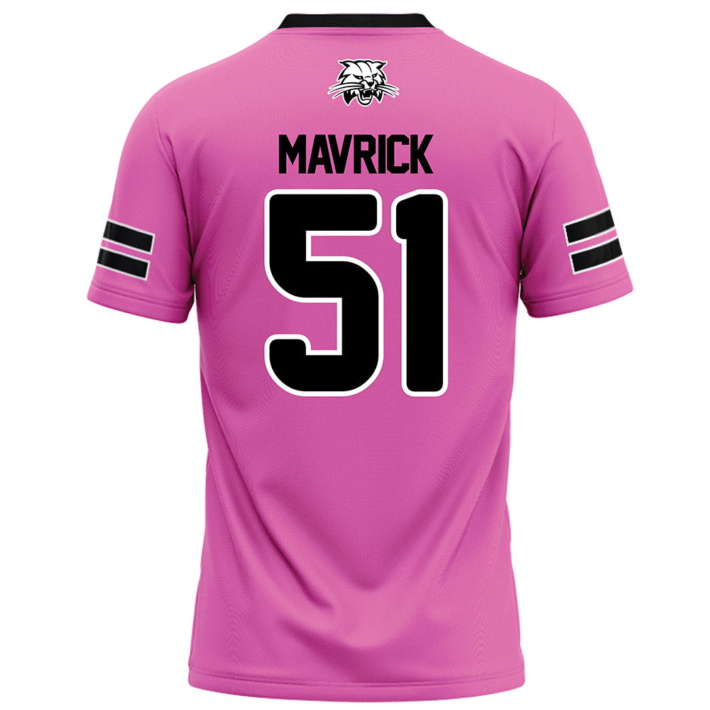 Ohio - NCAA Football : Job Mavrick - Pink Football Jersey-1