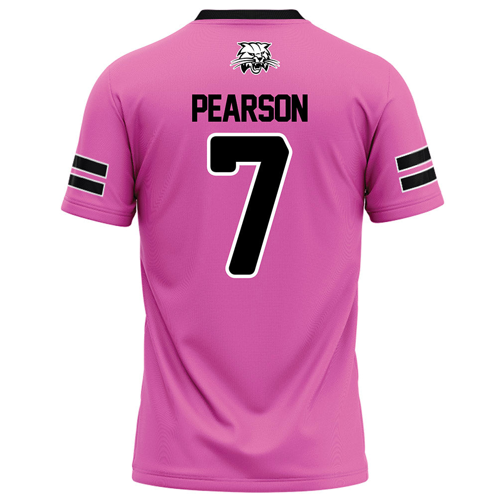Ohio - NCAA Football : Tank Pearson - Pink Football Jersey-1