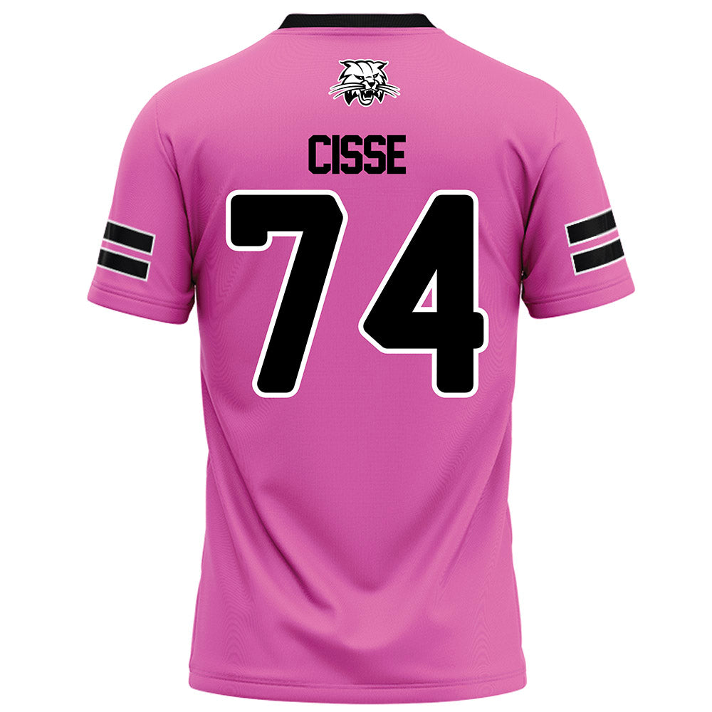 Ohio - NCAA Football : Tigana Cisse - Pink Football Jersey-1