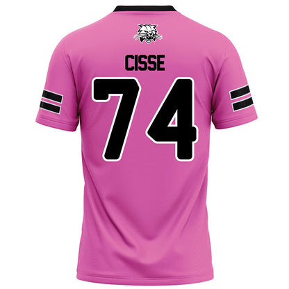 Ohio - NCAA Football : Tigana Cisse - Pink Football Jersey-1