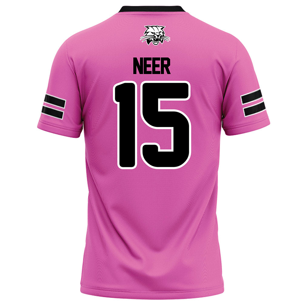 Ohio - NCAA Football : Riley Neer - Pink Football Jersey-1