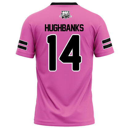 Ohio - NCAA Football : Marcus Hughbanks - Pink Football Jersey-1