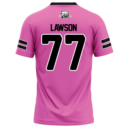 Ohio - NCAA Football : Trumain Lawson - Pink Football Jersey-1