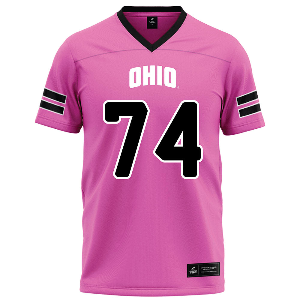 Ohio - NCAA Football : Tigana Cisse - Pink Football Jersey-0