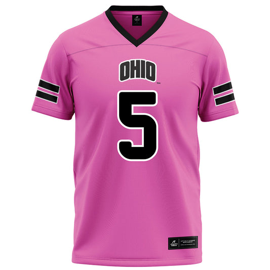 Ohio - NCAA Football : Kelly Sejour - Pink Football Jersey-0