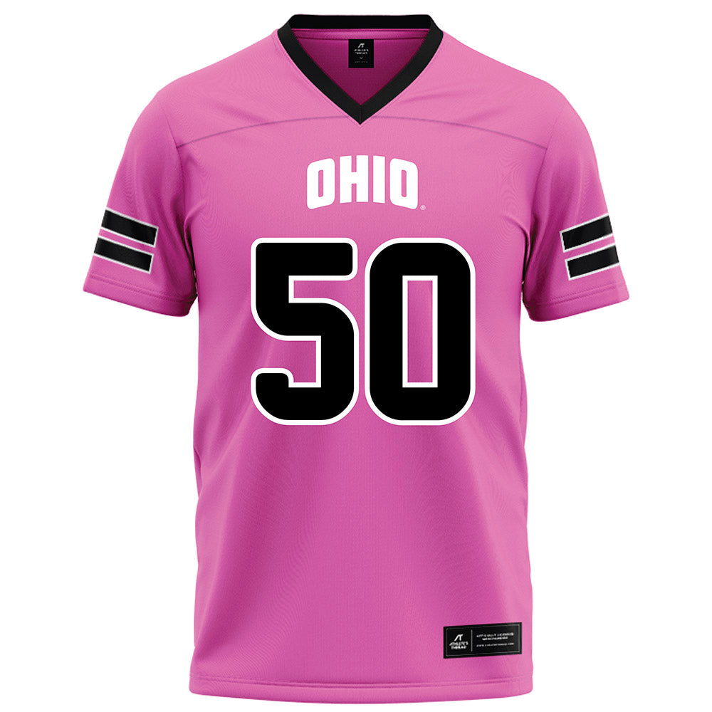Ohio - NCAA Football : Owen DiFranco - Pink Football Jersey-0