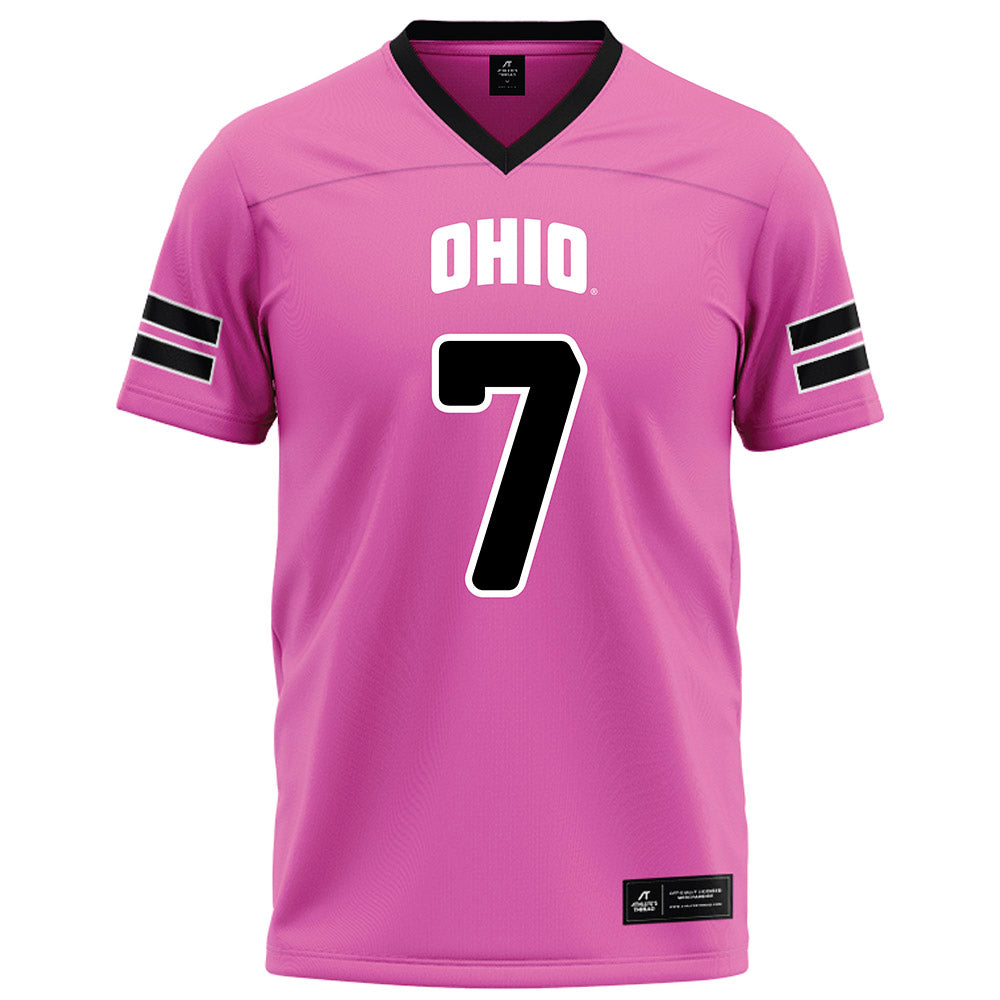 Ohio - NCAA Football : Tank Pearson - Pink Football Jersey-0