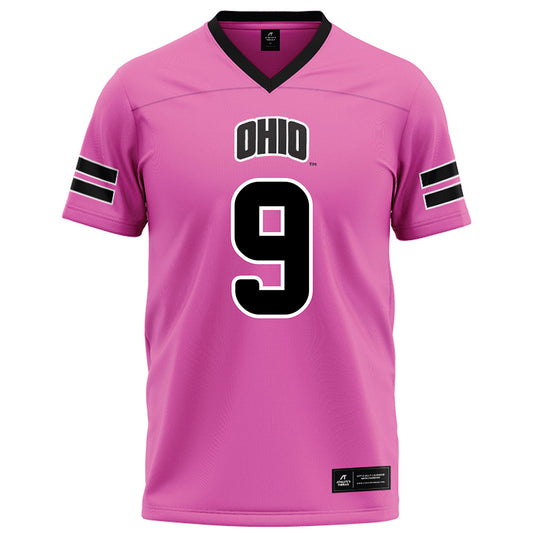 Ohio - NCAA Football : Matt Vezza - Pink Football Jersey-0