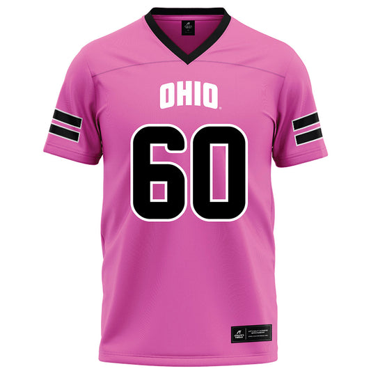 Ohio - NCAA Football : Colton Crosley - Pink Football Jersey-0