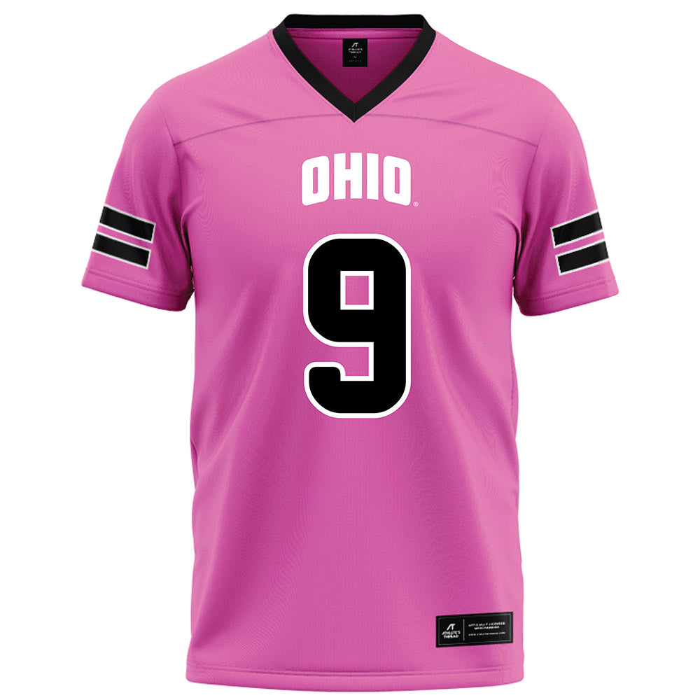 Ohio - NCAA Football : Ty Gillison - Pink Football Jersey-0