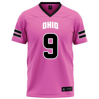 Ohio - NCAA Football : Ty Gillison - Pink Football Jersey-0